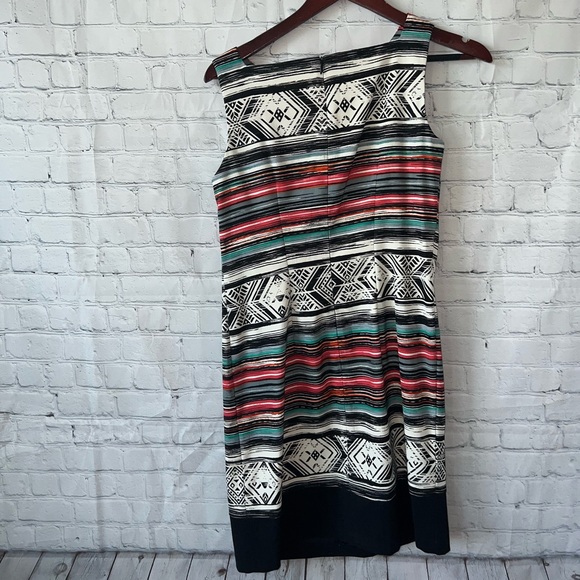 AB Studio Multicolor striped sleeveless dress size 6 - Picture 8 of 10